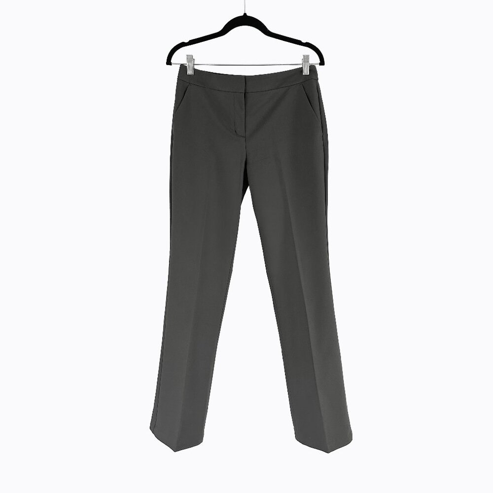 Express Columnist Olive Pants 4R Office Siren Minimalist Quiet Luxury Corpcore